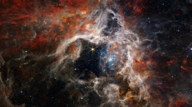 El telescopio espacial James Webb captó una imagen única de la Nebulosa de la Tarántula