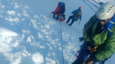 Accidente fatal en el Glaciar El Martial