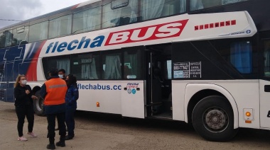 25 pasajeros de un colectivo que había salido de Ushuaia dieron positivo para COVID19 en un control en Santa Cruz