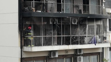 Impresionante incendio en un edificio de Recoleta dejó 5 muertos, ente ellos 3 chicos