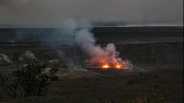 Sobrevivió tras caer a la caldera de uno de los volcanes más activos del mundo