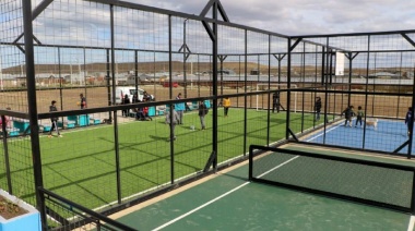 Inauguran un nuevo playón deportivo en el barrio Provincias Unidas