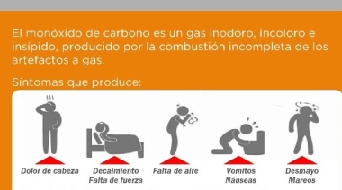 Recomendaciones para evitar Intoxicación por monóxido de carbono