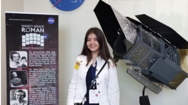 Es argentina, tiene tan solo 19 años que va a hacer en la NASA?