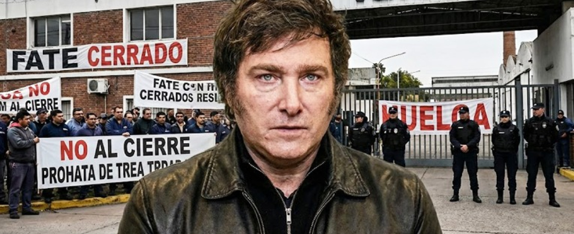 La UIA lamentó el cierre de Fate y alertó que la industria lleva 65.000 empleos perdidos en dos años