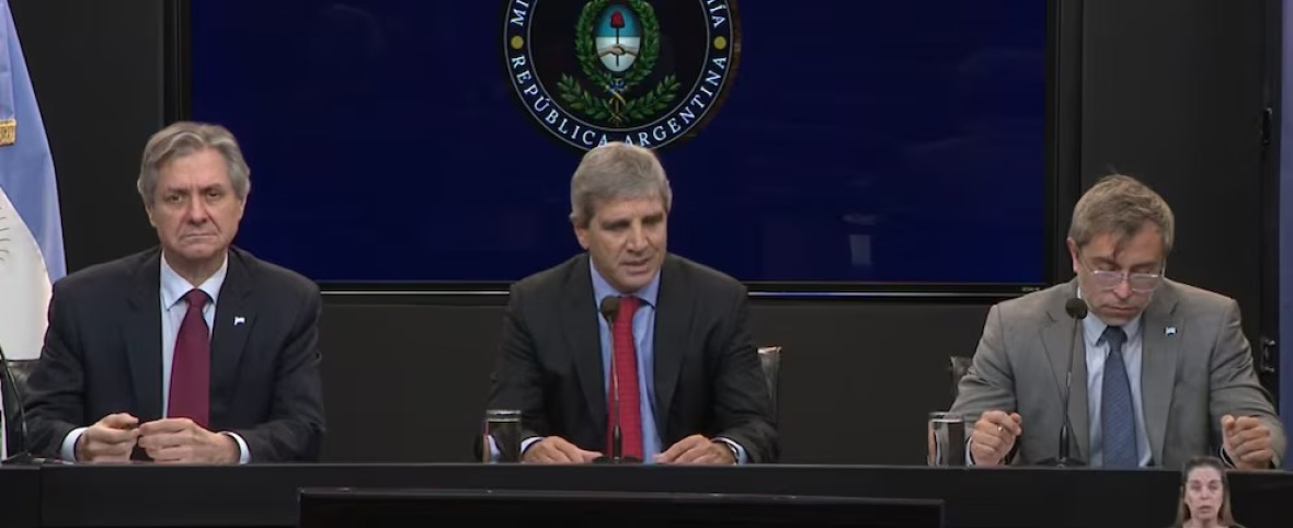 Caputo presentó el plan financiero hasta 2027: “Salir a los mercados es una opción, no un objetivo”