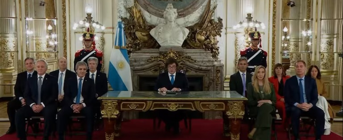 Reforma del Banco Central: la cadena nacional actuó como primer paso de la campaña de Milei para la reelección