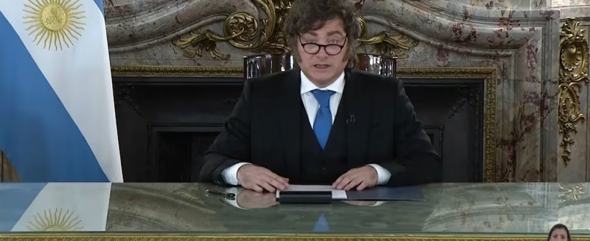 Malvinas, Reino Unido y el petróleo: las 14 frases de Javier Milei en la cadena nacional