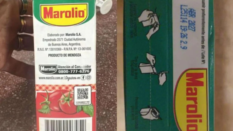 Alerta de ANMAT: piden no consumir un lote de tomate triturado Marolio por presencia de gusanos