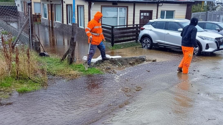 Intervienen zonas anegadas por las intensas precipitaciones
