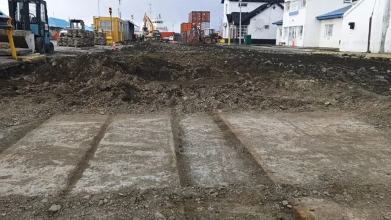 Hallan las vías históricas de ingreso al muelle