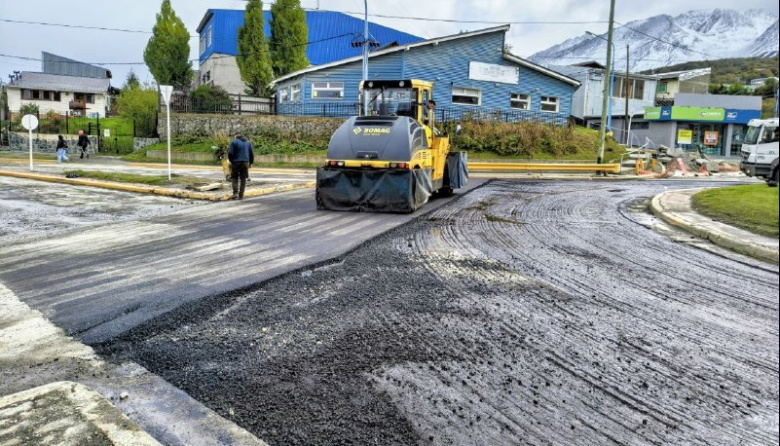 Avanzan las obras viales en distintas arterias de la ciudad