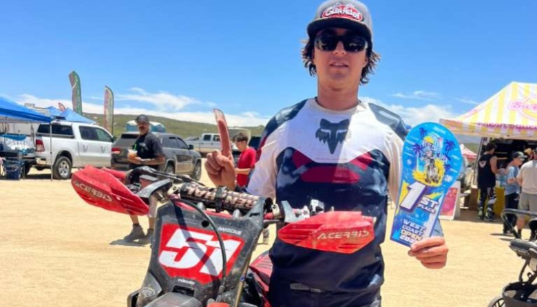 Facu Onyszczuk volvió a acelerar y festejó en California