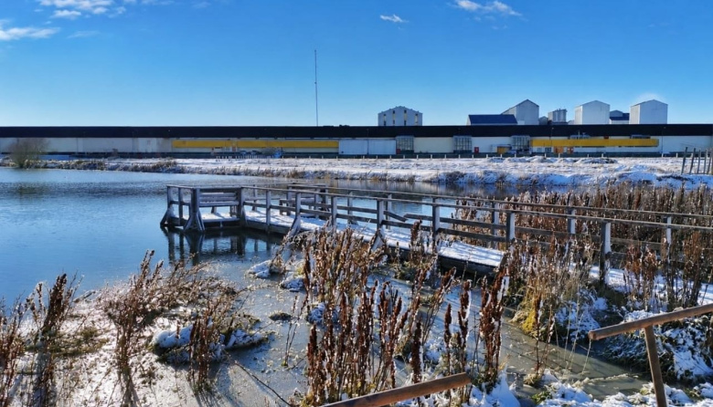 La Laguna de los Patos se encuentra inhabilitada para actividades sobre hielo