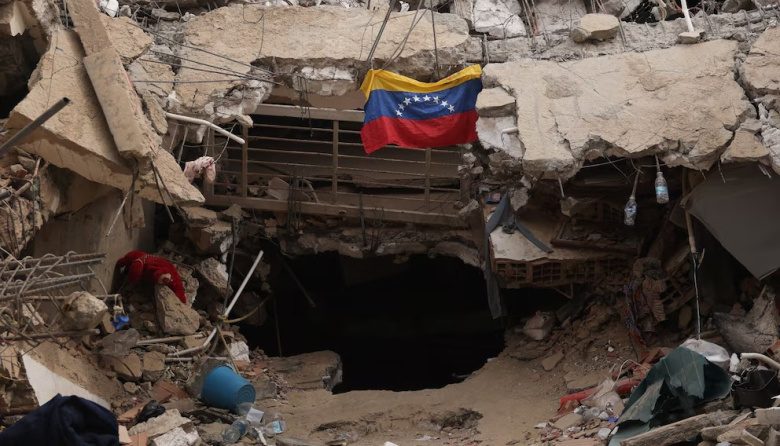 Terremotos en Venezuela: cómo trabajan los rescatistas argentinos en un edificio que colapsó durante una fiesta infantil