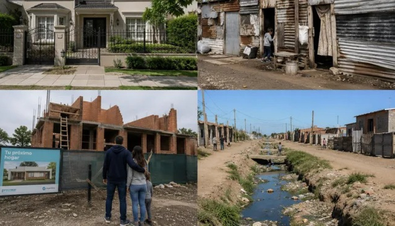 Crisis habitacional en Argentina: faltan 1,7 millones de viviendas y 5,7 millones de hogares padecen problemas