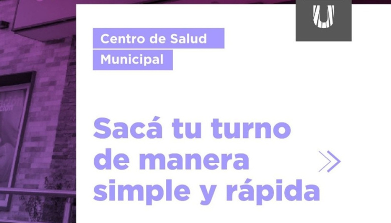 Informan las modalidades para sacar turnos en el Centro de Salud Municipal