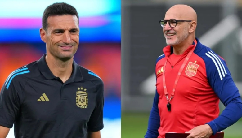 La historia de amistad entre Scaloni y De la Fuente