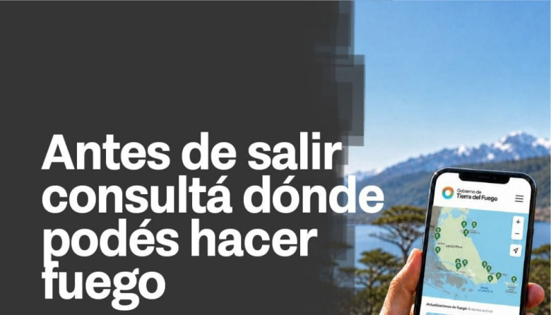 Antes de salir consultá dónde podés hacer fuego