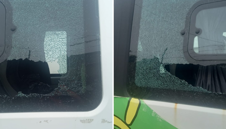 Vandalizaron una combi del CAAD de Río Grande y los daños superan los $3 millones