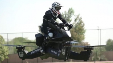 Motos voladoras, el nuevo juguete de la policía de Dubai