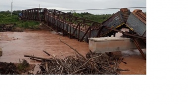 Salta: un puente ferroviario reinaugurado el año pasado se desplomó cuando pasaba un tren de carga