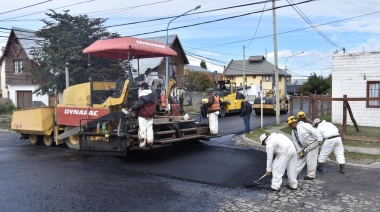 Repavimentación de Lapataia: se habilitan algunas cuadras