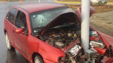 Avda Garramuño permaneció cerrada por el choque de un rodado