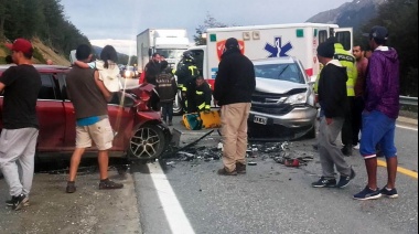 Choque frontal en la Ruta 3 dejó varios heridos