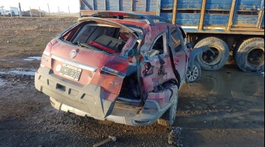 Se durmió al volante y protagonizó violento vuelco