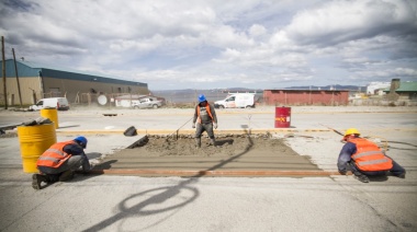 Se realizan trabajos en la Avda Perito Moreno en garantía