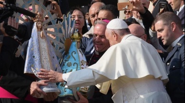 Invitación a acompañar el recorrido de la Virgen de Luján que estuvo en Malvinas