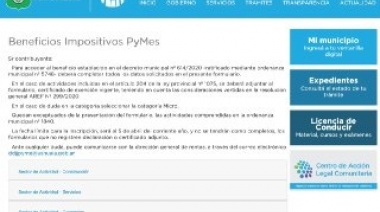 La Municipalidad habilitó el formulario online de acceso a los beneficios para Pymes de Ushuaia