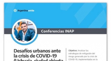 Invitado por el INAP, el intendente Vuoto brindará una conferencia sobre " Los desafíos urbanos en la crisis del Covid-19"