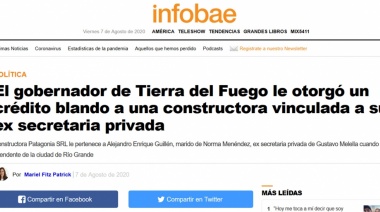 Repercute en medios nacionales el crédito blando otorgado al marido de la ex secretaria privada de Melella