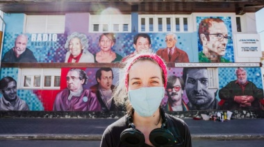 El gran mural de Radio Nacional que honra a destacados periodistas de nuestro país,  fue finalizado .