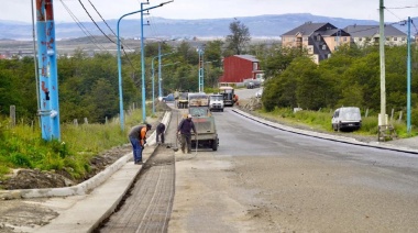 Avances en repavimentación de Avda. Alem y reconstrucción de calle Formosa