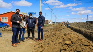 Martín Perez recorrió las obras de Margen Sur