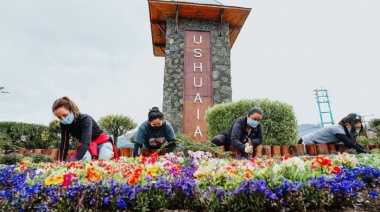 Ushuaia mas linda: Embellecimiento urbano con producción local de flores