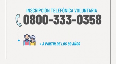 Inscripción telefónica para recibir la vacuna contra el Covid-19