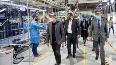 Vuoto y Kulfas recorrieron la fábrica New San