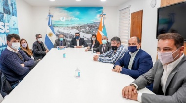 El intendente Vuoto y el equipo económico municipal se reunieron con el ministro Kulfas