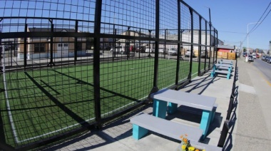 Habilitan un nuevo Playón Deportivo Municipal en Barrio Textil de Río Grande