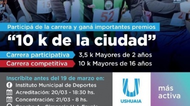 La Municipalidad invita a la carrera  "10k de la ciudad"