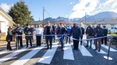 Vuoto y Katopodis inauguraron la pavimentación de Grananniello y Yaganes