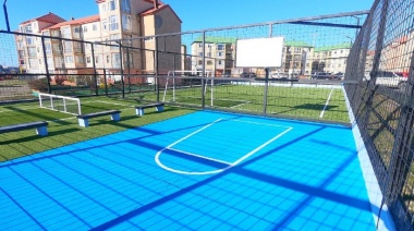 Chacra II ya cuenta con un nuevo playón deportivo municipal