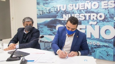 Vuoto y Ferraresi firmaron convenios para la construcción de 132 nuevas viviendas para Ushuaia