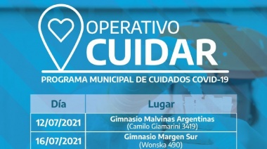 Operativo Cuidar: Cronograma para esta semana