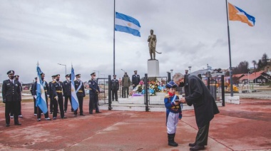 La Municipalidad homenajeó al Padre de la Patria, a los 171 años de su fallecimiento.