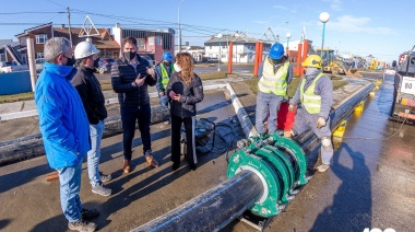 Comenzó la construcción de la estación elevadora que mejorará la red cloacal del Casco Viejo